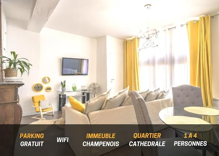 Quartier Cathedrale Centre, Wifi Et Parking - Zen Апартаменты